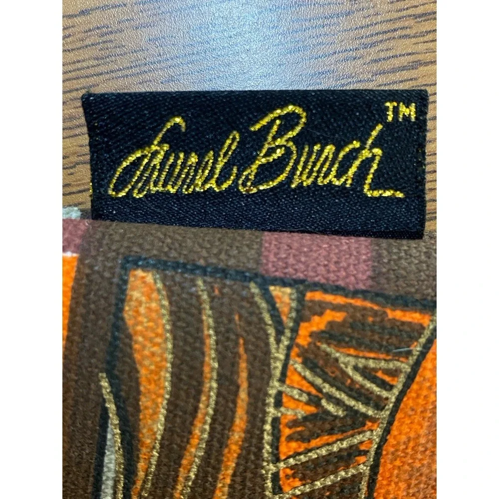 Laurel Burch Crossbody Bag Moroccan Mares Canvas Purse Horses Brown Orange VACA